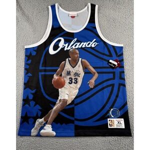 Mitchell & Ness Grant Hill Jersey Men's XL Blue Orlando Magic‎ Sublimated AOP